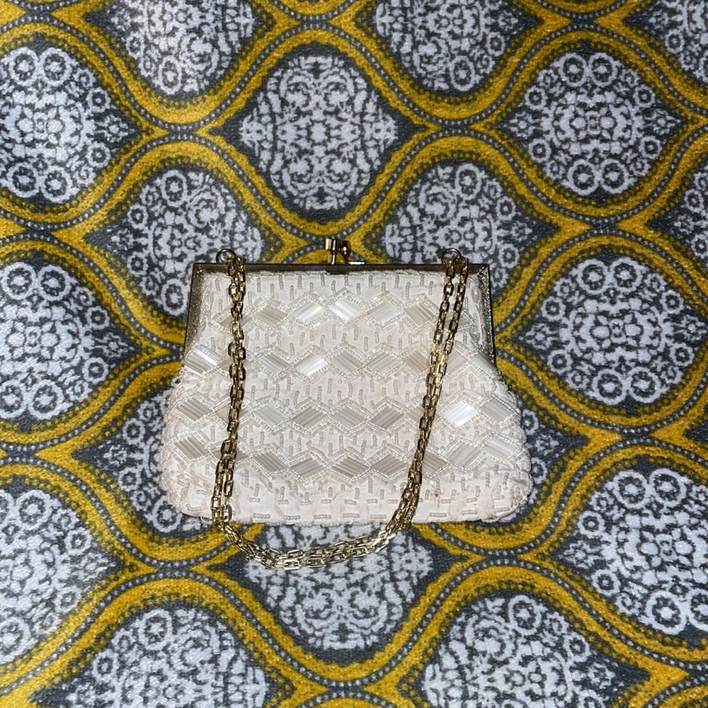 Vintage beaded clutch